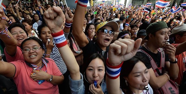 رهبر معترضان تایلندی: سال آینده بانکوک را “تسخیر” می‌کنیم