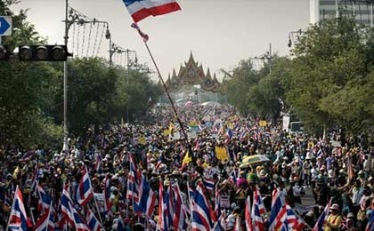 دولت تايلند نسبت به تعطيلي پايتخت از سوي مخالفان هشدار داد