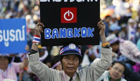 آغاز تعطیلی بانکوک