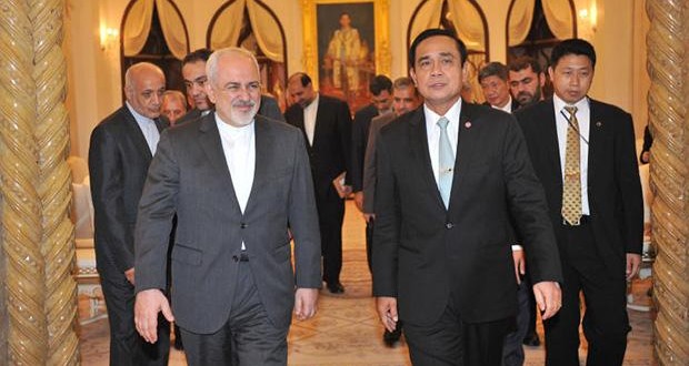 معاون سخنگوی دولت تایلند: نخست وزیر نقش ظریف را در مذاکرات هسته ای ستود
